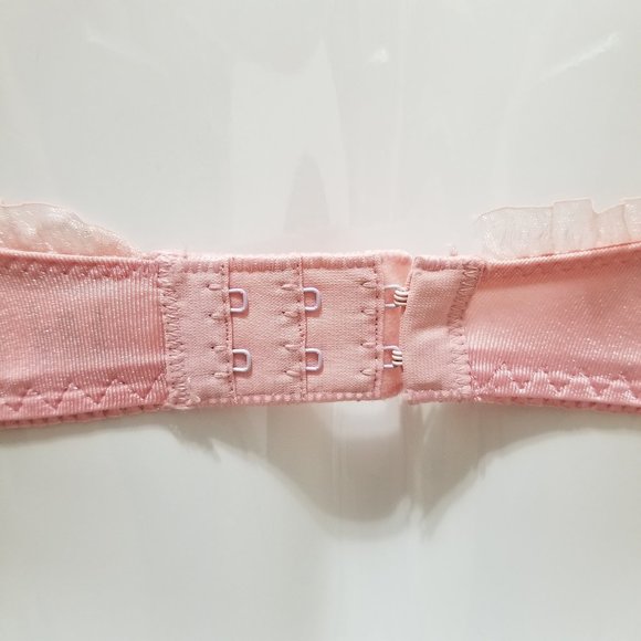 Glamour bra 34B floral lace mesh ornate bow butterfly dragonfly romantic lolita - Picture 11 of 14